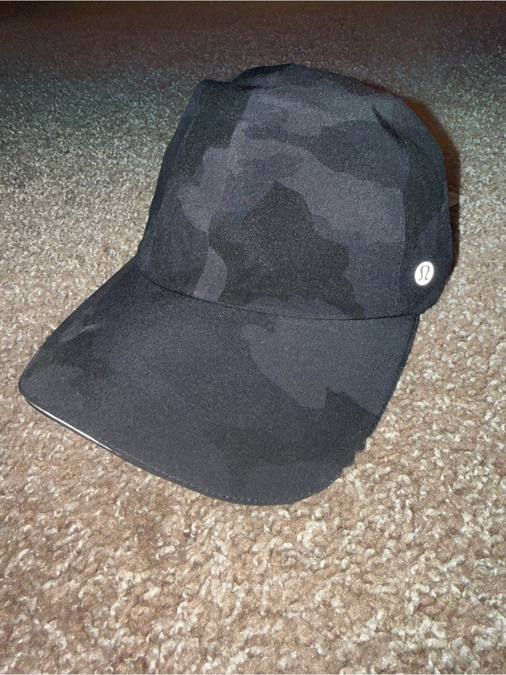 lululemon Black Performance Run Hat with Reflective Logo